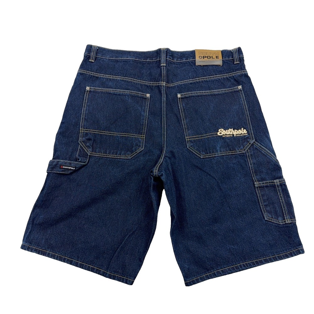 Vintage South Pole Shorts Mens 42 Baggy Carpenter Loose Fit Dark Skate Y2K Jorts